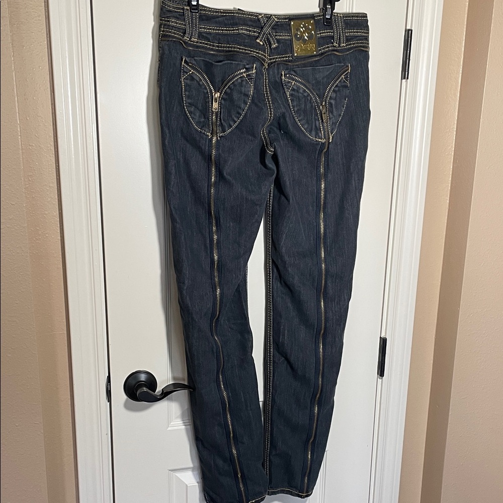 Dereon Dark Wash Straight Leg Jeans